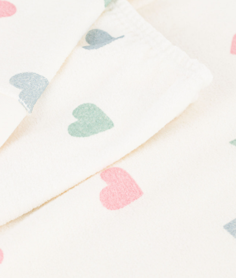 Petit Bateau Petit Bateau Pyjama Badstof - Hartjes