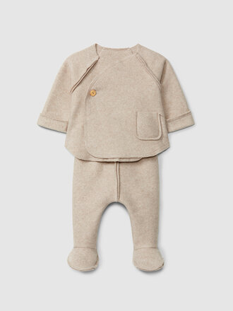 Snug Snugg Two-piece set cotton fleece - Beige