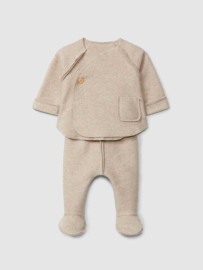 Snug Snugg Two-piece set cotton fleece - Beige