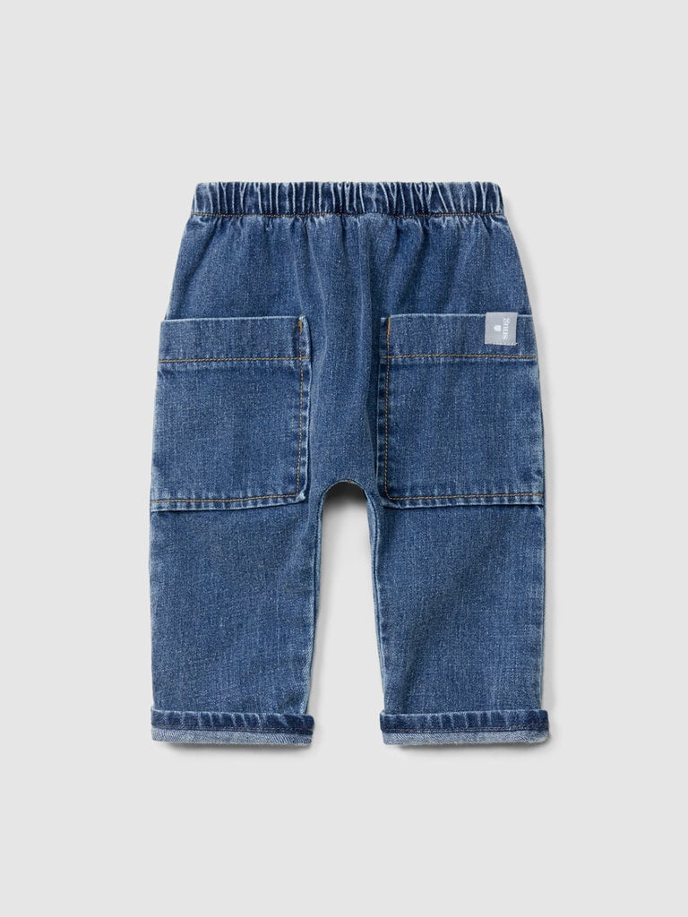 Snug Snug Denim cotton pants - Indigo