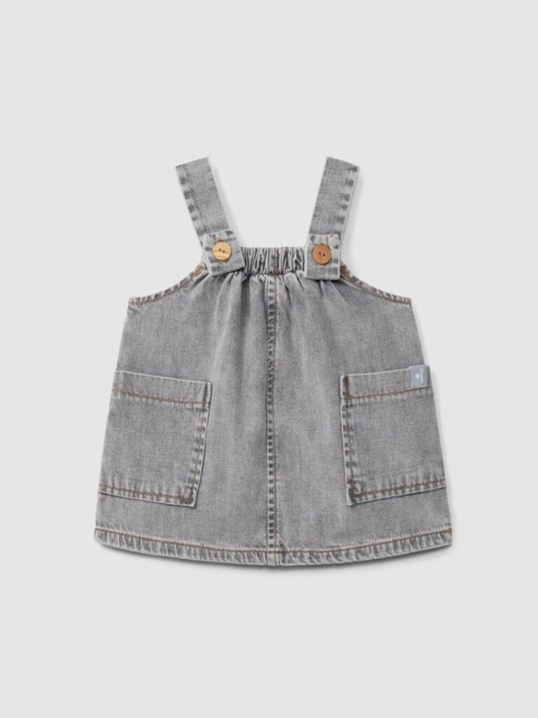 Snug Snug Dress cotton denim - Grey