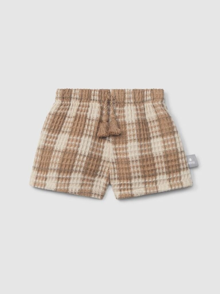 Snug Snug Pull-up shorts waffle weave - Almond