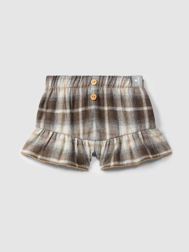 Snug Snug Pull-up shorts ruffle - Brown