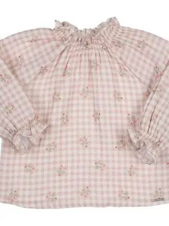 Gymp Gymp Blouse Emmy - Off White - Old Rose
