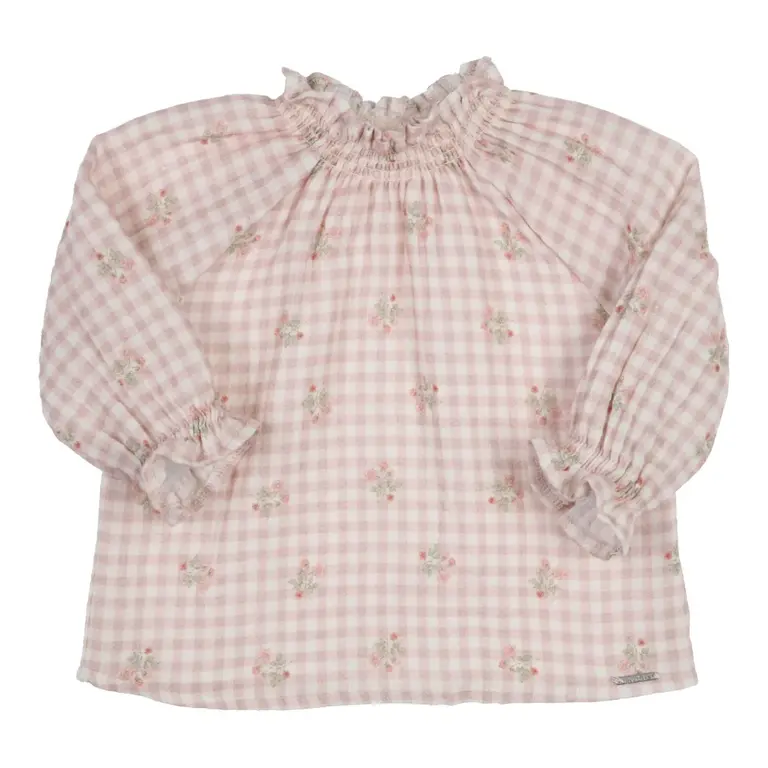 Gymp Gymp  Blouse Emmy - Off White - Old Rose