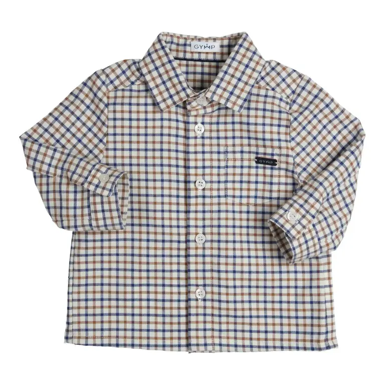 Gymp Gymp  Shirt Igor - Blue - Beige