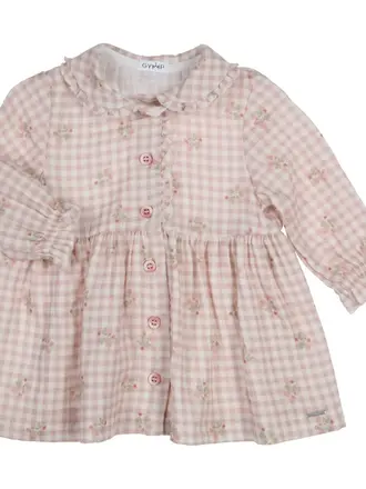 Gymp Gymp  Dress Emmy - Off White - Old Rose