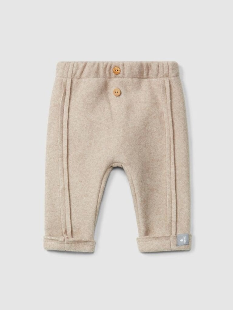 Snug Snug pants cotton fleece - Beige