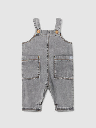 Snug Snug denim cotton dungarees - Grey