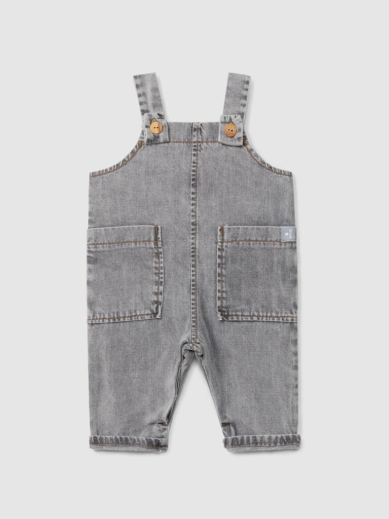 Snug Snug denim cotton dungarees - Grey