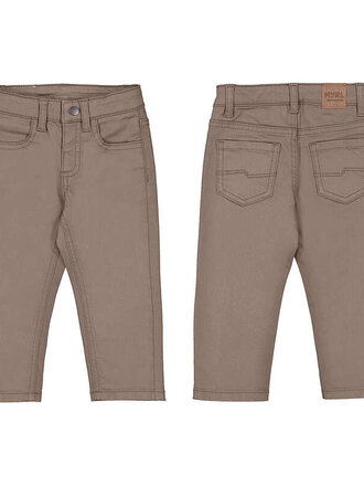 Mayoral Mayoral 5 pocket slim fit basic pant  - Truffle