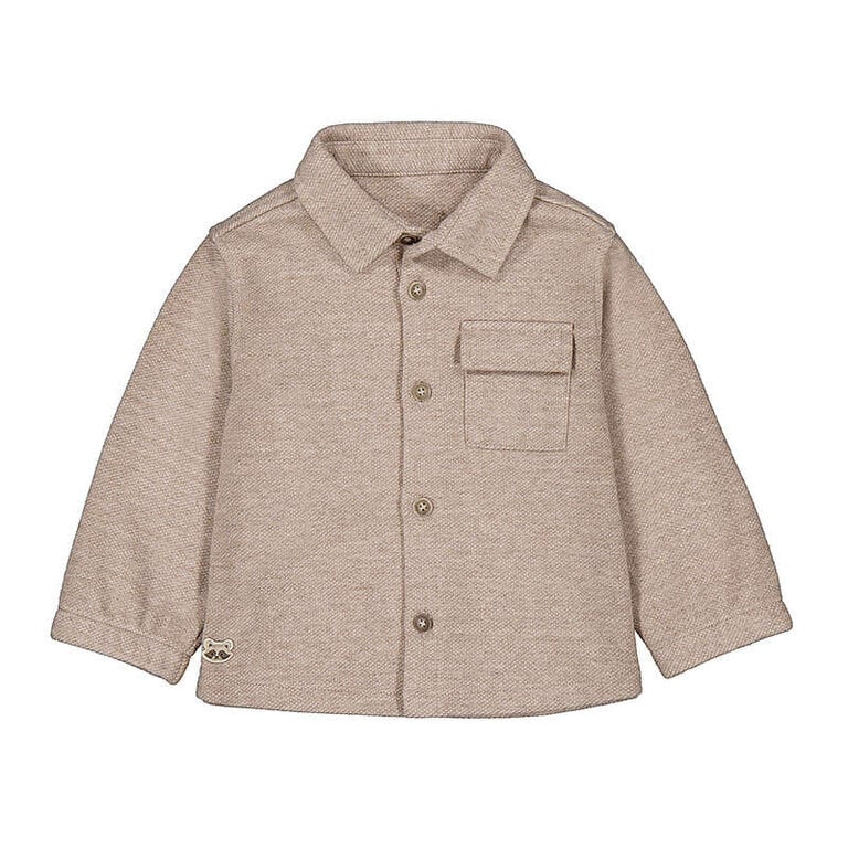 Mayoral Mayoral Comfort-knit overshirt - Truffle