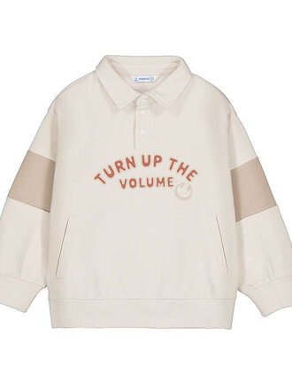 Mayoral Mayoral Polo-style pullover - Stone