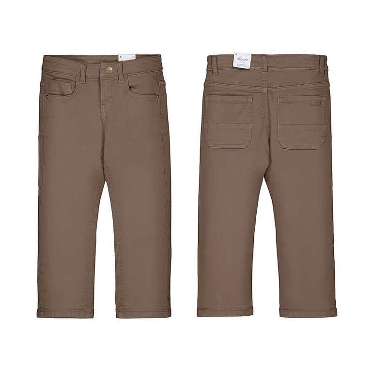 Mayoral Mayoral Soft 5b regulat fit pant      - Brown