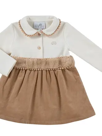 Natini Natini DRESS DOTTY - OFFWHITE-BEIGE