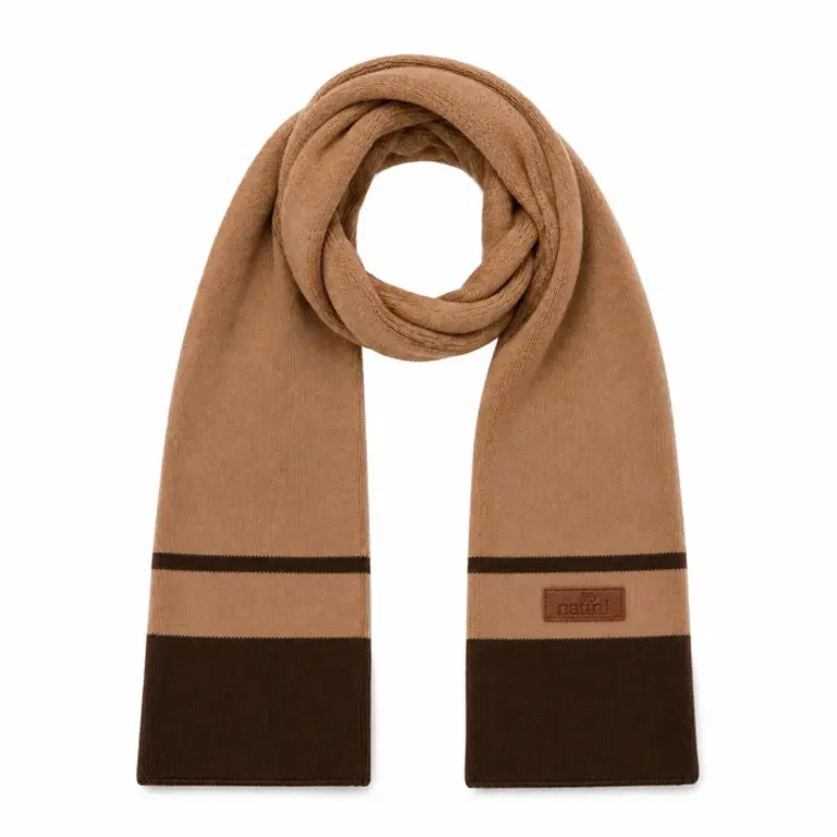 Natini Natini SCARF GEORGE - BEIGE-GREEN