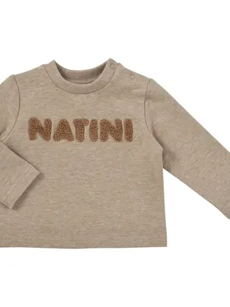 Natini Natini T-SHIRT TEDDY - BEIGE