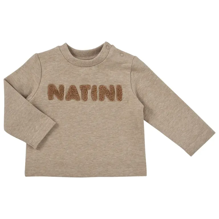 Natini Natini T-SHIRT TEDDY - BEIGE