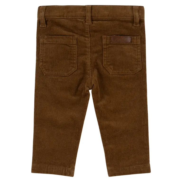 Natini Natini PANTS RIB BROWN - BROWN