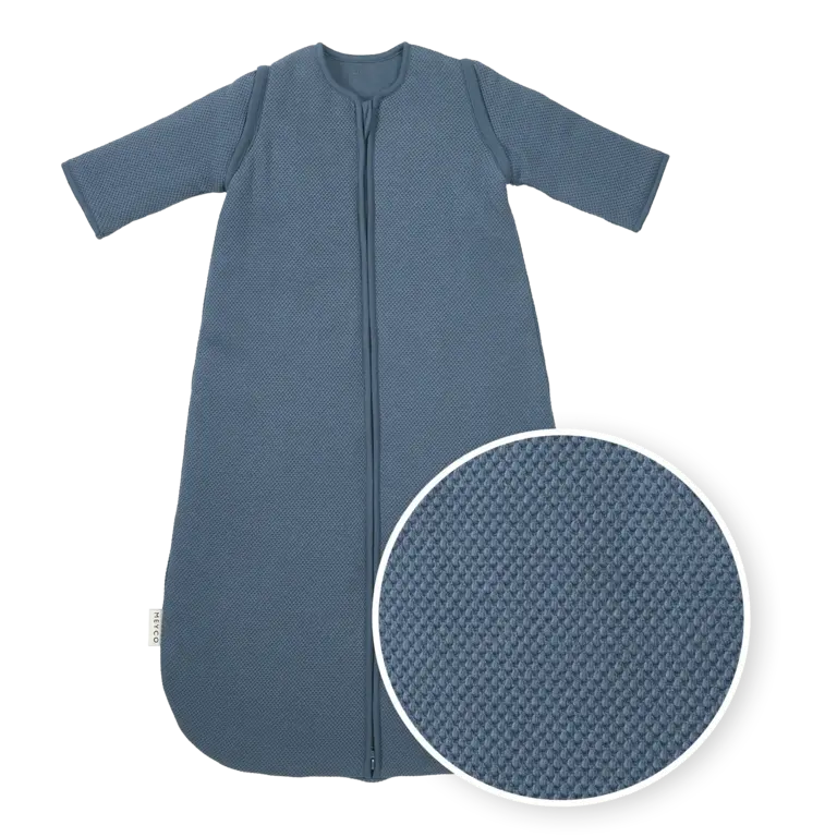 Meyco Slaapzak winter Afritsbaar 90cm - Indigo