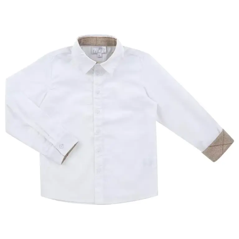 Natini Natini SHIRT CAS SQUARE - OFFWHITE