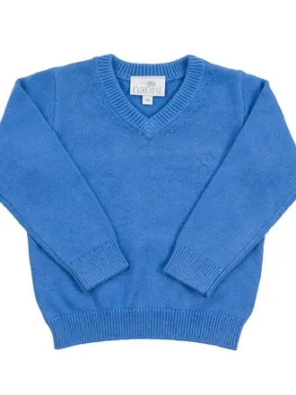 Natini Natini V-pull - Jeans blue