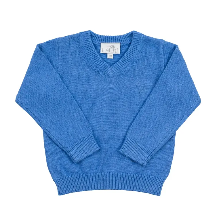 Natini Natini V-pull - Jeans blue