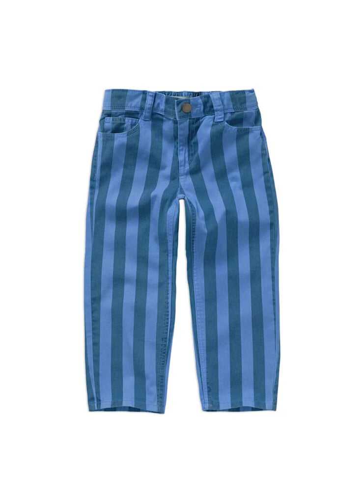 Sproet & Sprout Sproet & Sprout Straight denim pants stripes blue - Blue denim