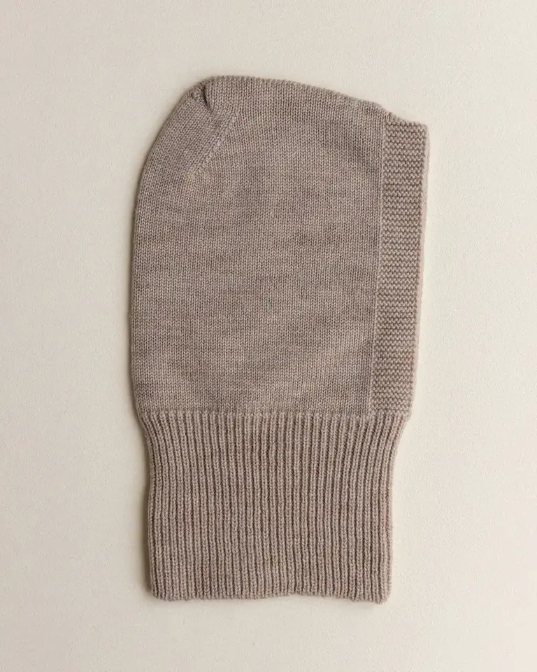 Hvid Hvid Balaclava - Sand