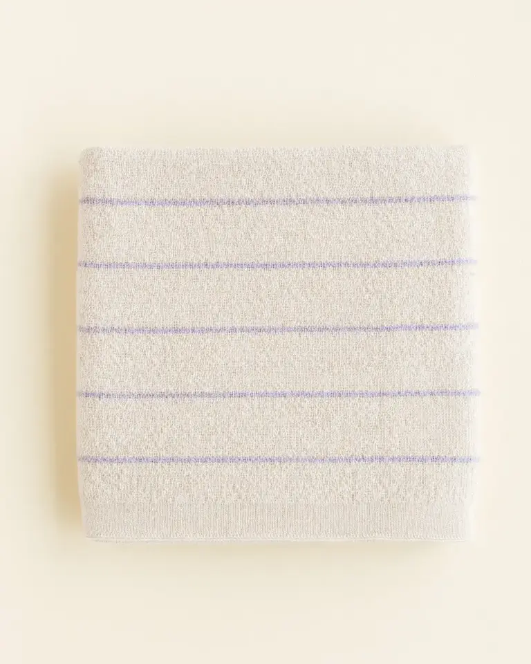 Hvid Hvid Blanket Harry - Cream/lilac