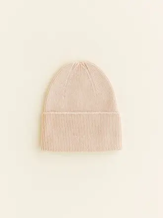Hvid Hvid Beanie - Oat
