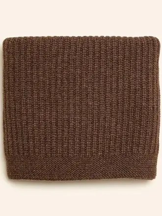 Hvid Hvid Blanket Kiki - Dark Brown