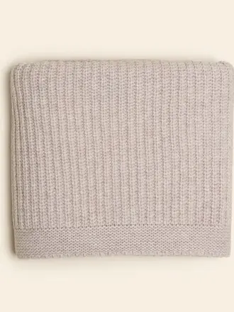Hvid Hvid Blanket Kiki - Soft beige
