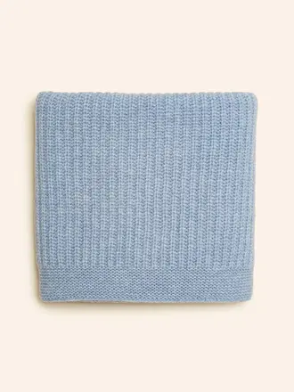 Hvid Hvid Blanket Kiki - Forest Blue