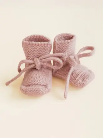 Hvid Hvid Booties - Powder