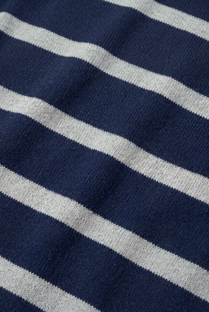Mayoral Mayoral L/s knit polo - Azul stripe