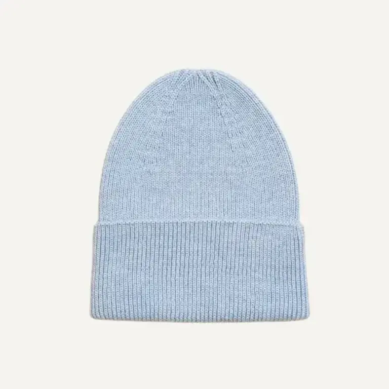 Hvid Hvid Beanie - Sky