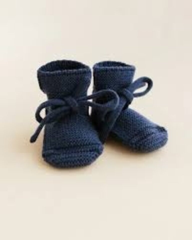 Hvid Hvid Booties - Blue