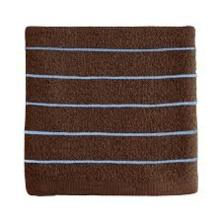 Hvid Hvid Blanket Harry - Dark brown/light blue