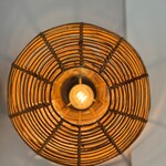 Wandlamp rotan