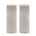 Pillar Candle ECO flax 7x18