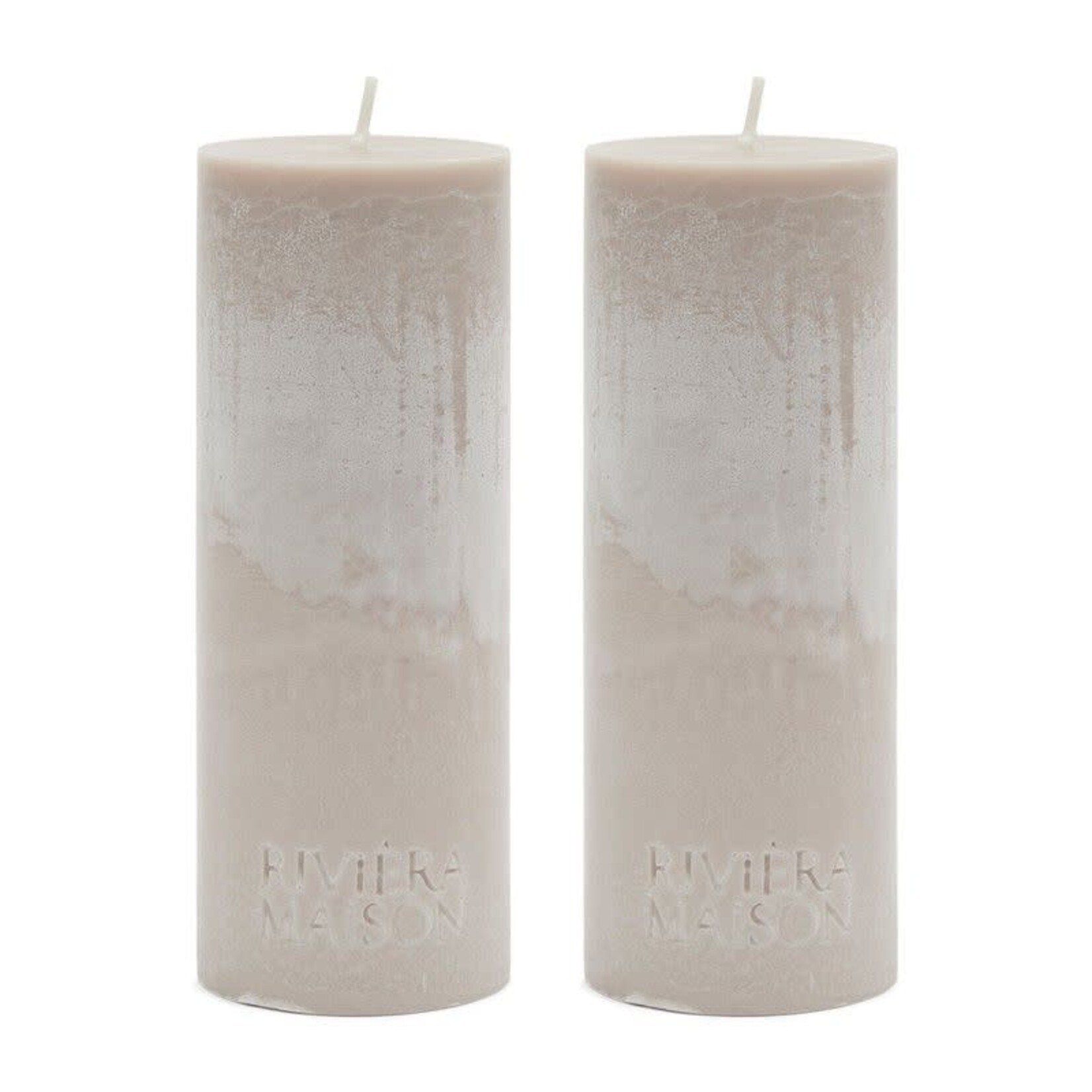 Riviera Maison Pillar Candle ECO flax 7x18