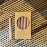 roze extruder candles / potloodkaarsen Rustik Lys