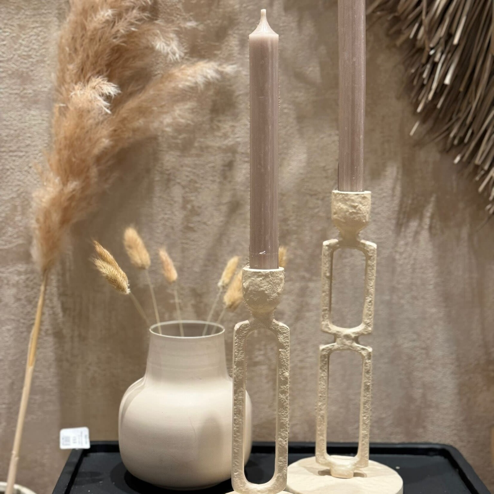 Home Society Candle holder kandelaar Lola  wit