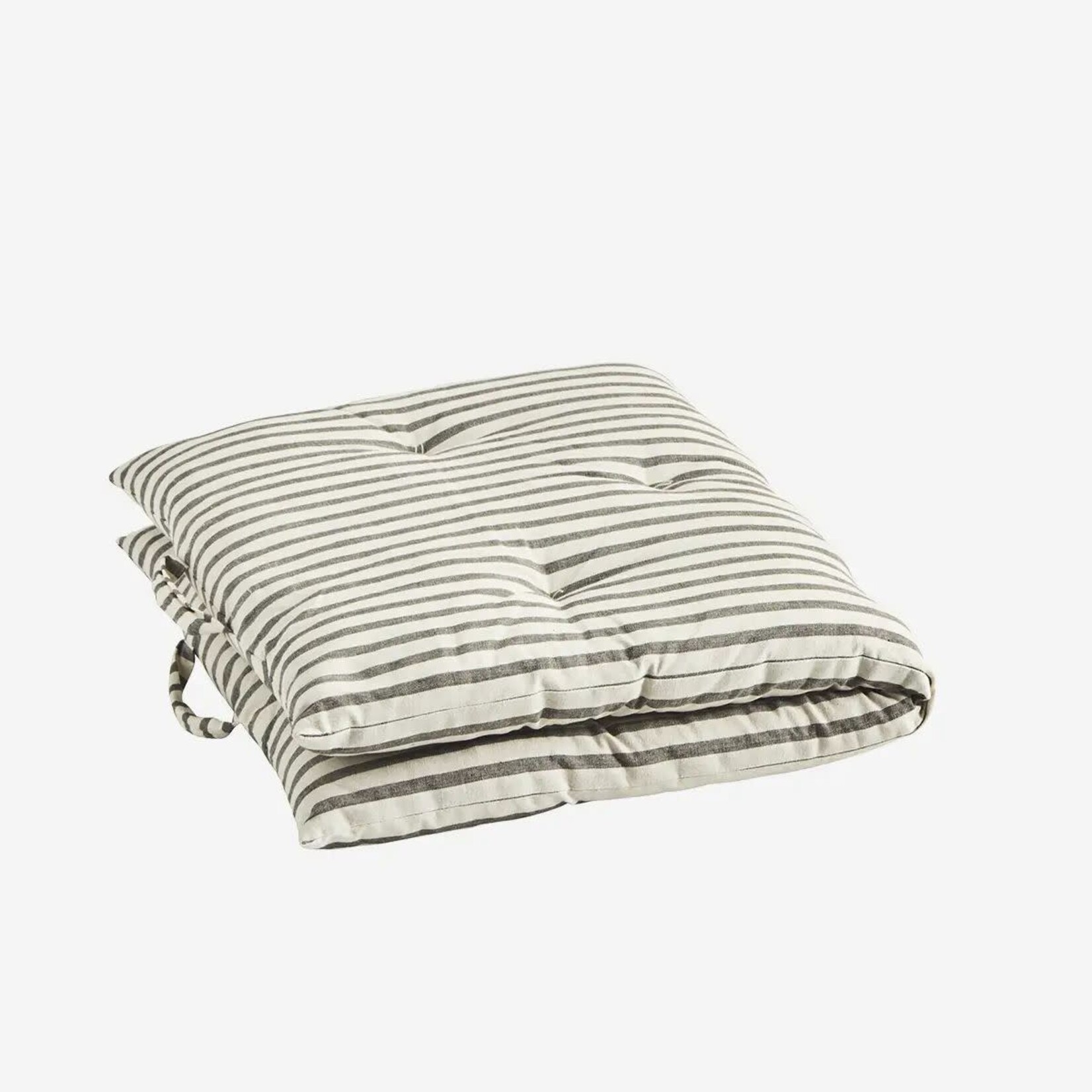 Madam Stoltz Printed cotton mattress/matras Off white, grey