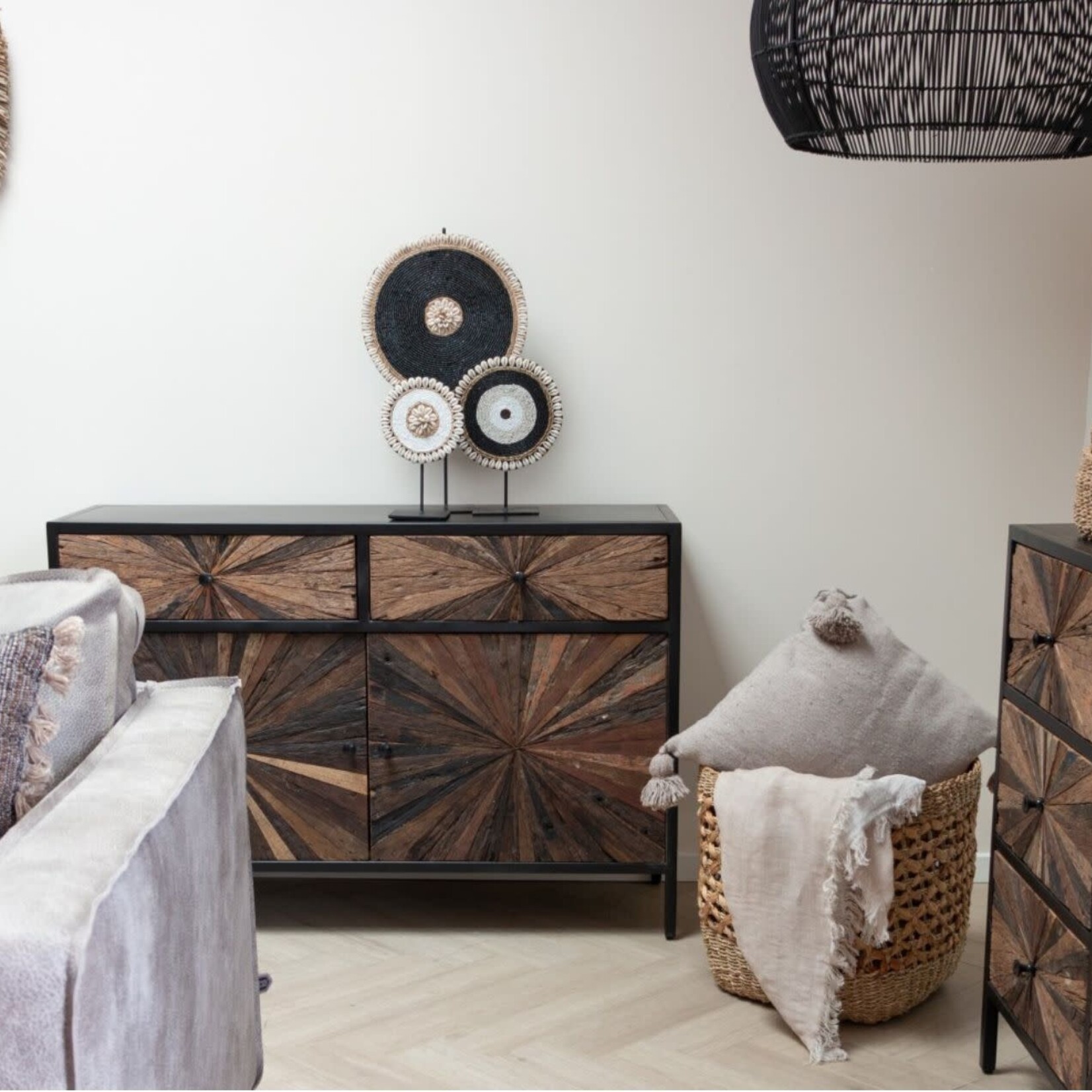 Earthware Schelpen Standaard Camero wit S