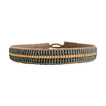 Ibu Jewels IBU Bracelet Stripe Bamboo Grey