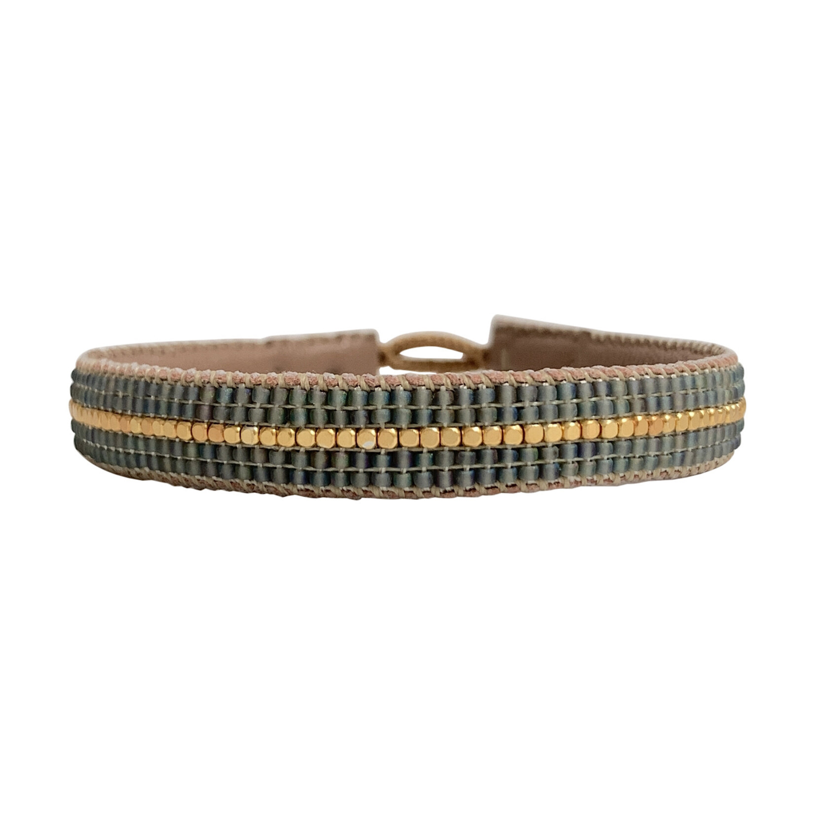 IBU Bracelet Stripe Bamboo Grey