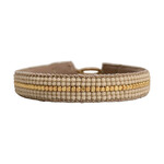 Ibu Jewels IBU Bracelet Stripe Antique beige