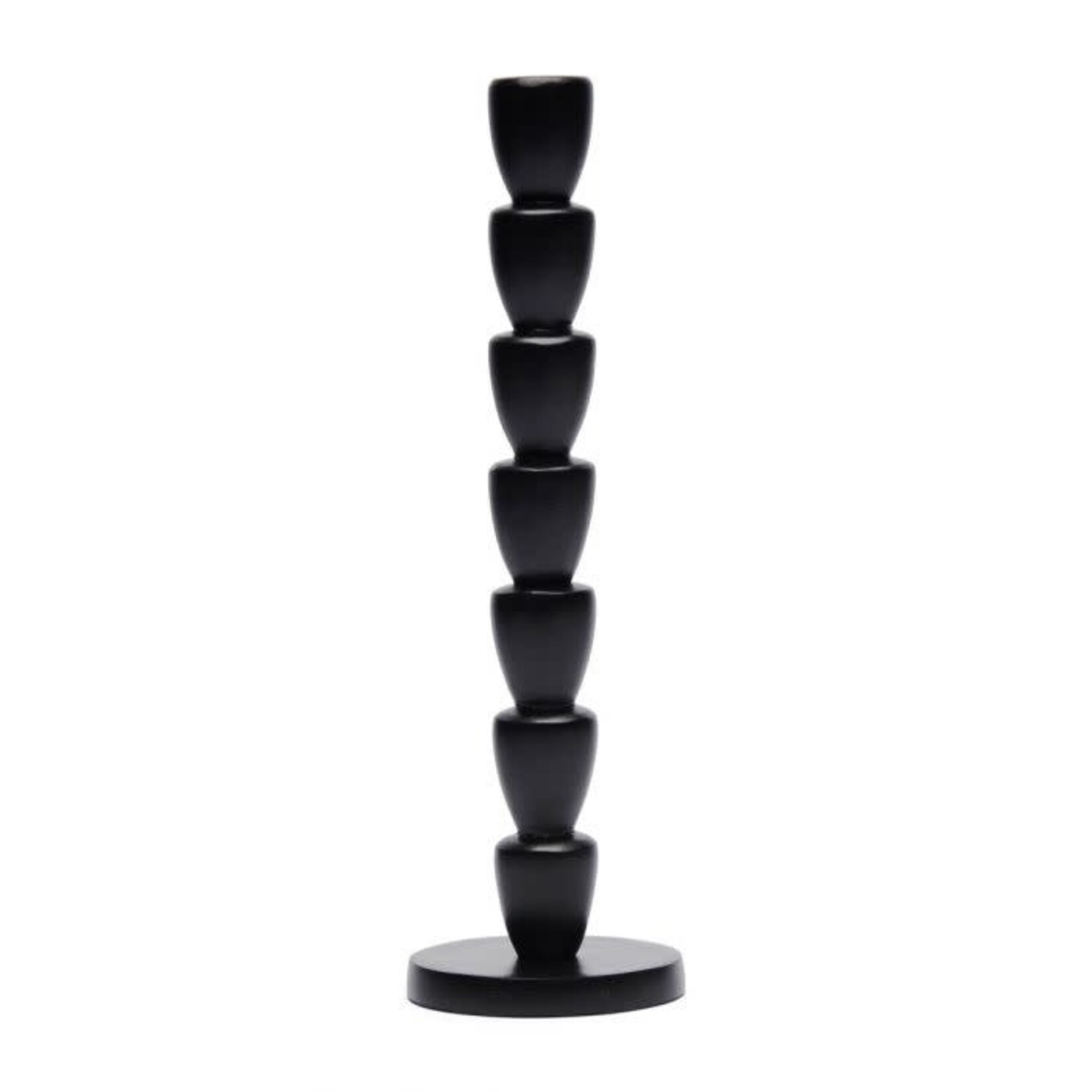 Riviera Maison RM Fossil Candle Holder Black